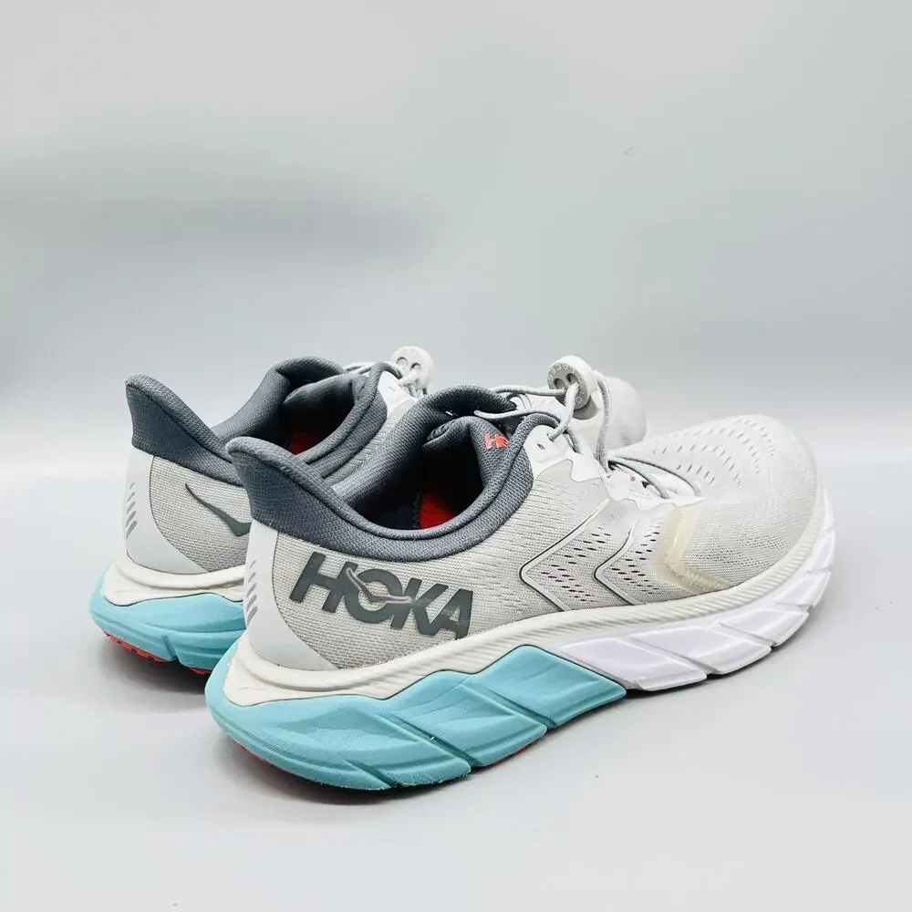 Hoka One One Shoes Mens 11 Gray Mesh Arahi 5 Running Athletic Sneakers Comfort